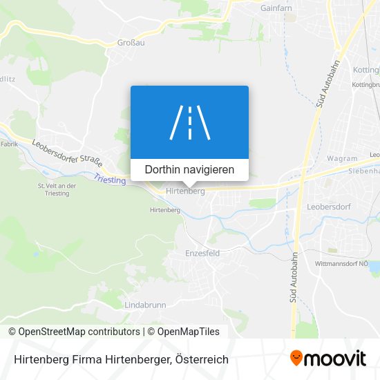 Hirtenberg Firma Hirtenberger Karte