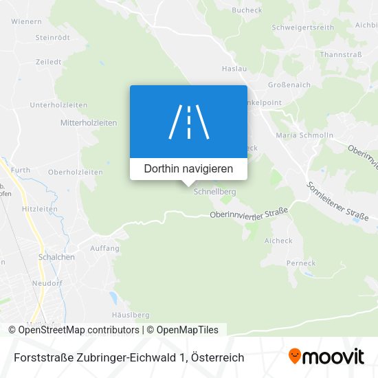Forststraße Zubringer-Eichwald 1 Karte