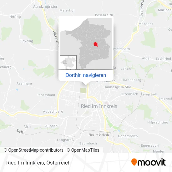 Ried Im Innkreis Karte