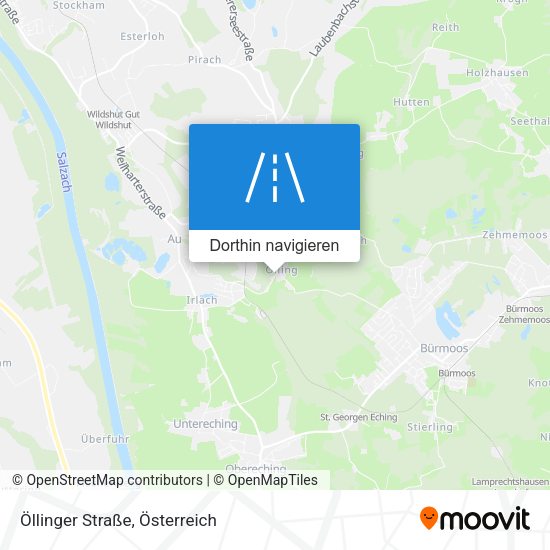 Öllinger Straße Karte