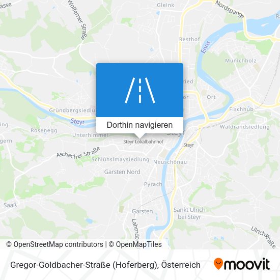Gregor-Goldbacher-Straße (Hoferberg) Karte