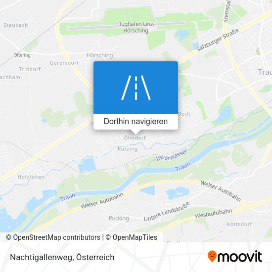 Nachtigallenweg Karte