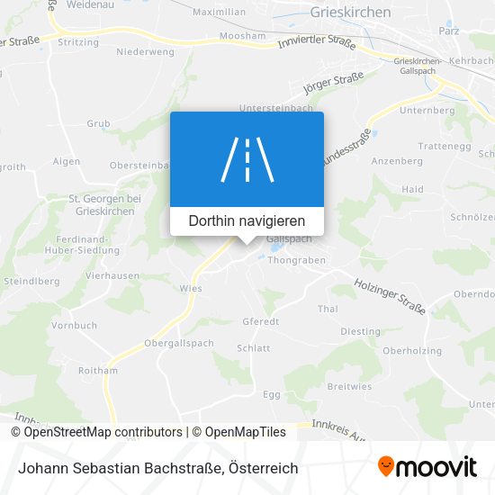 Johann Sebastian Bachstraße Karte