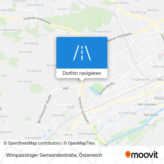 Wimpassinger Gemeindestraße Karte