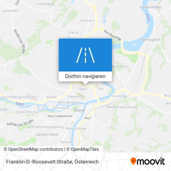Franklin-D.-Roosevelt-Straße Karte