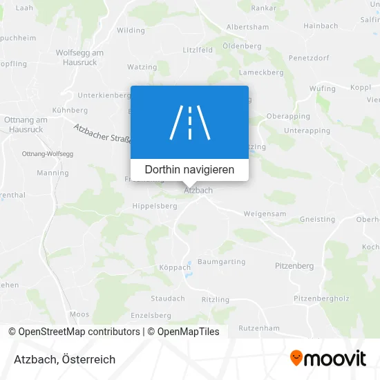 Atzbach Karte