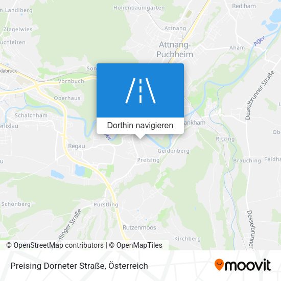 Preising Dorneter Straße Karte