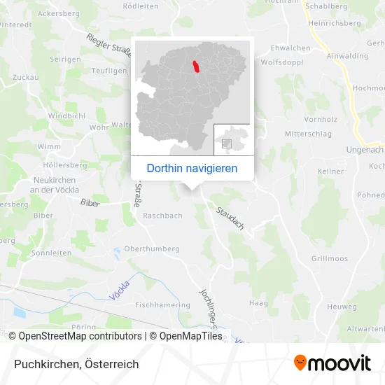 Puchkirchen Karte