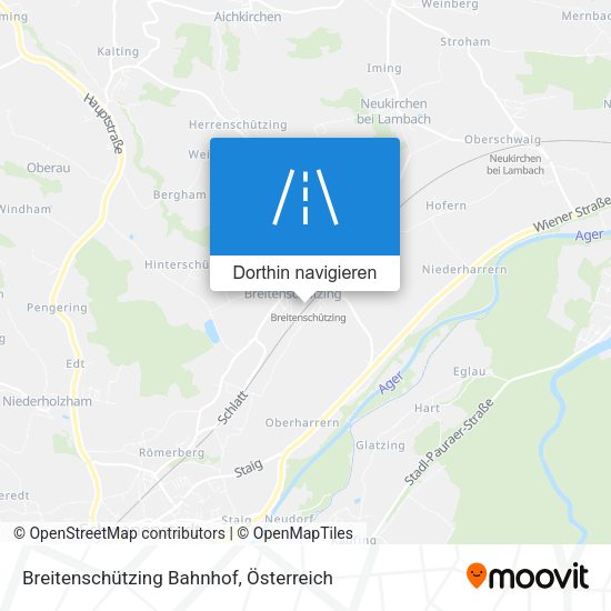 Breitenschützing Bahnhof Karte