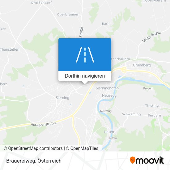 Brauereiweg Karte