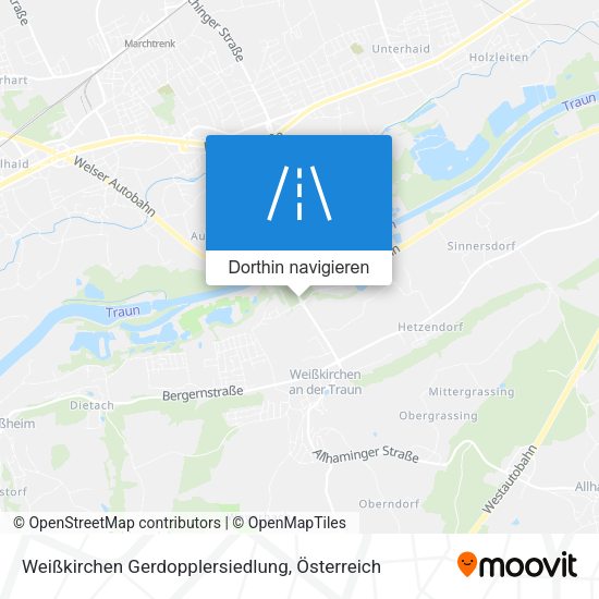 Weißkirchen Gerdopplersiedlung Karte