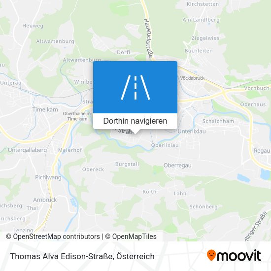 Thomas Alva Edison-Straße Karte