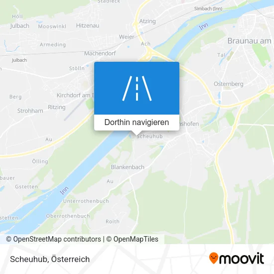 Scheuhub Karte