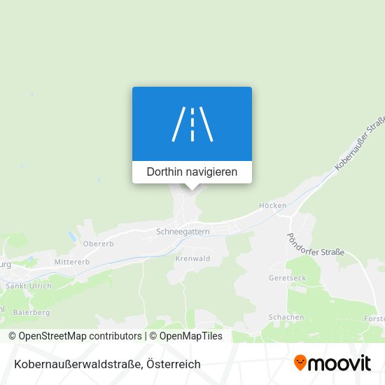 Kobernaußerwaldstraße Karte