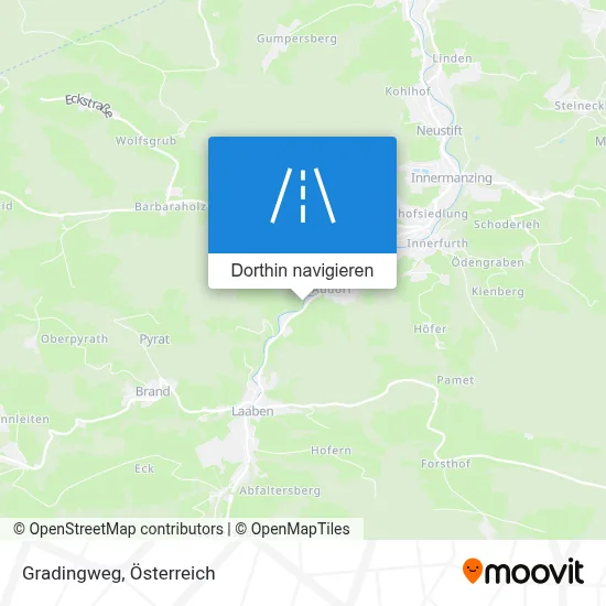 Gradingweg Karte