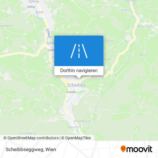 Scheibbseggweg Karte