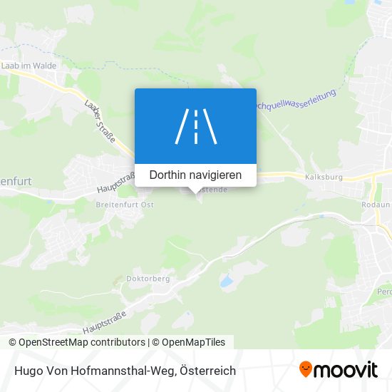 Hugo Von Hofmannsthal-Weg Karte