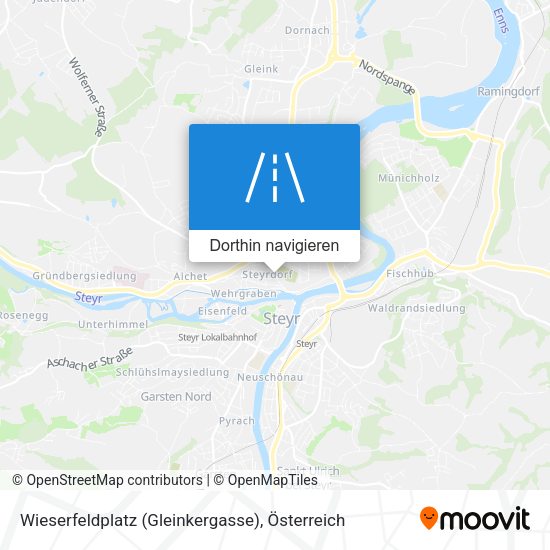 Wieserfeldplatz (Gleinkergasse) Karte