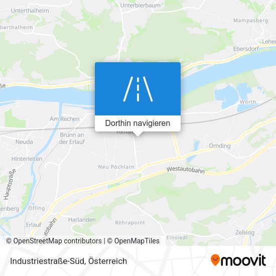Industriestraße-Süd Karte