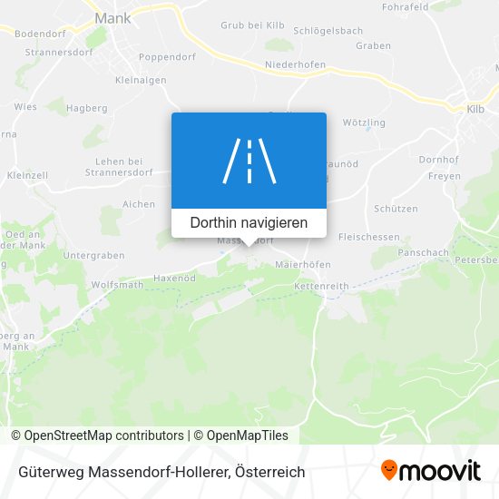 Güterweg Massendorf-Hollerer Karte