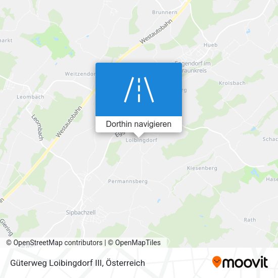 Güterweg Loibingdorf III Karte