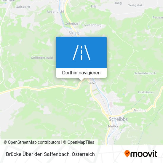 Brücke Über den Saffenbach Karte