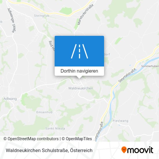 Waldneukirchen Schulstraße Karte