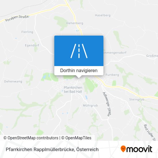 Pfarrkirchen Rapplmüllerbrücke Karte