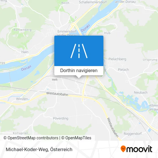 Michael-Koder-Weg Karte