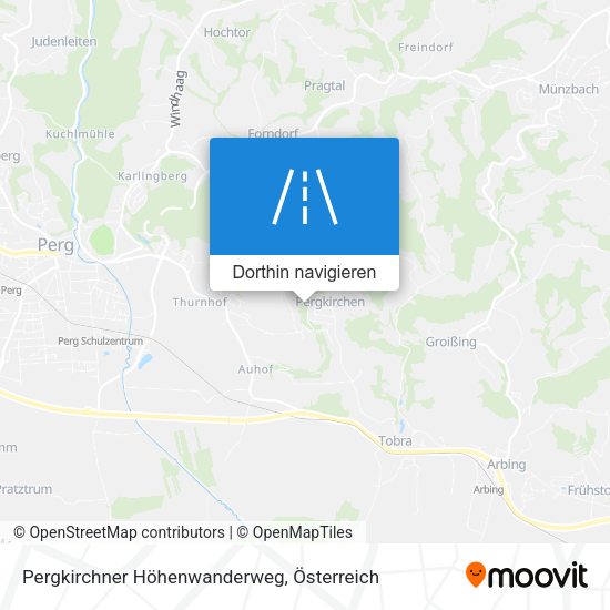 Pergkirchner Höhenwanderweg Karte