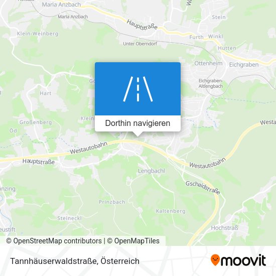 Tannhäuserwaldstraße Karte