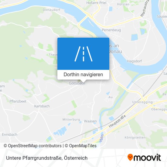 Untere Pfarrgrundstraße Karte