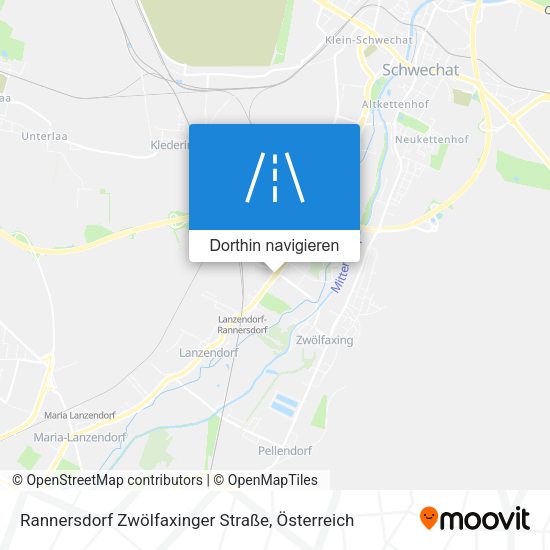 Rannersdorf Zwölfaxinger Straße Karte