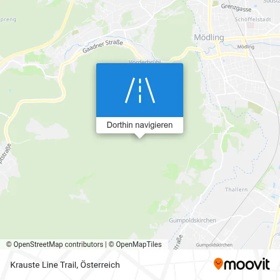 Krauste Line Trail Karte