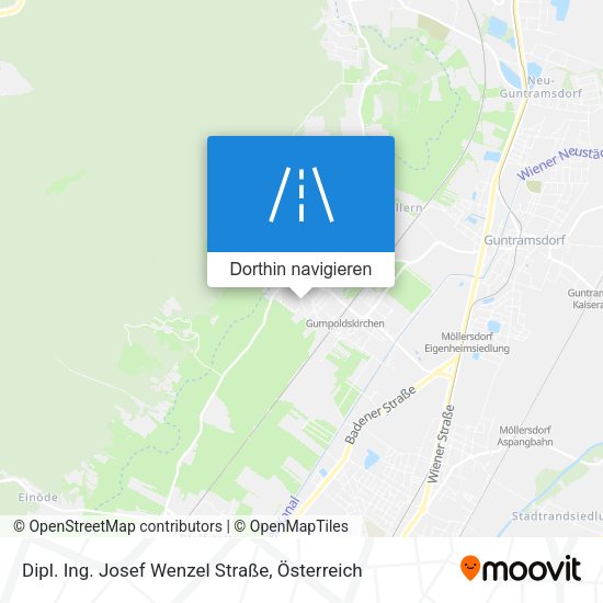 Dipl. Ing. Josef Wenzel Straße Karte