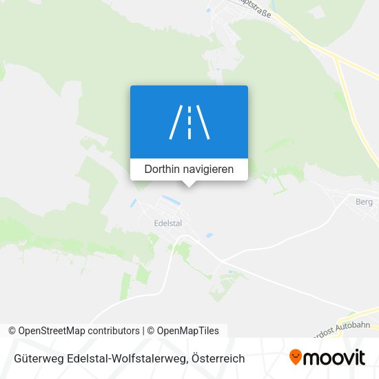 Güterweg Edelstal-Wolfstalerweg Karte