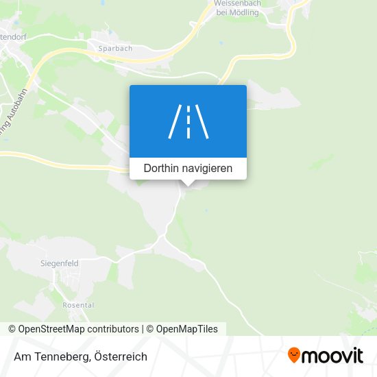 Am Tenneberg Karte