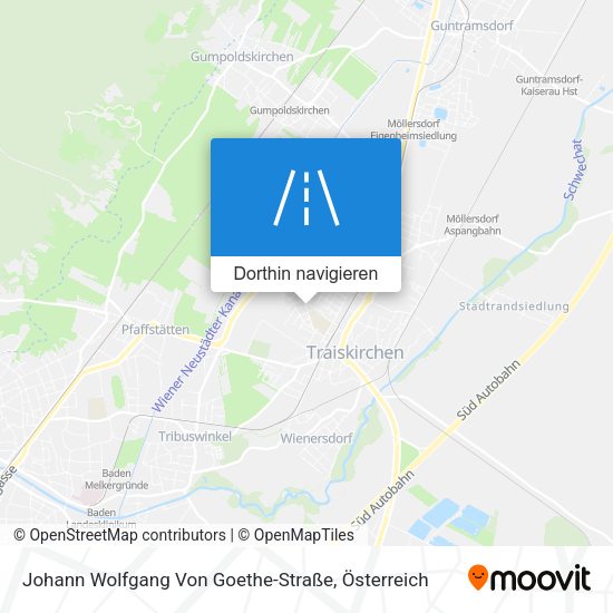 Johann Wolfgang Von Goethe-Straße Karte