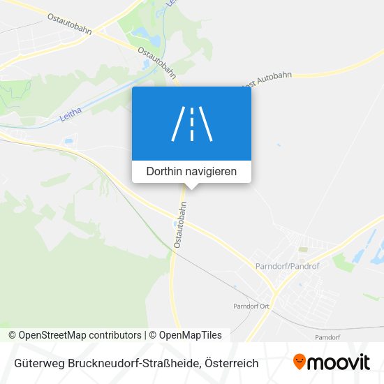 Güterweg Bruckneudorf-Straßheide Karte