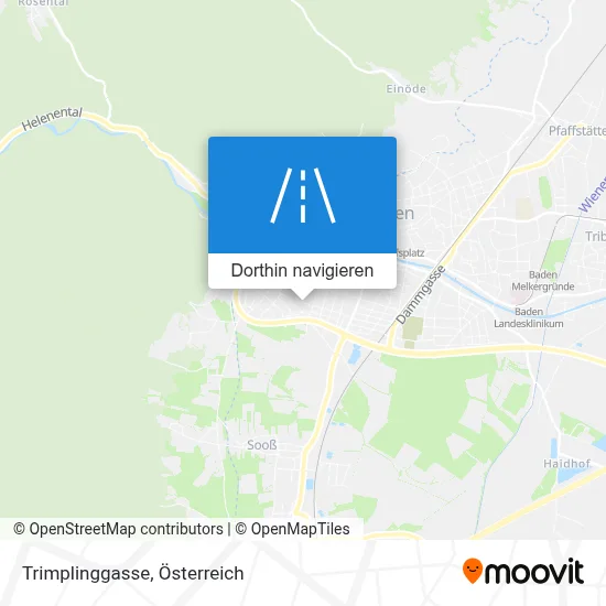 Trimplinggasse Karte