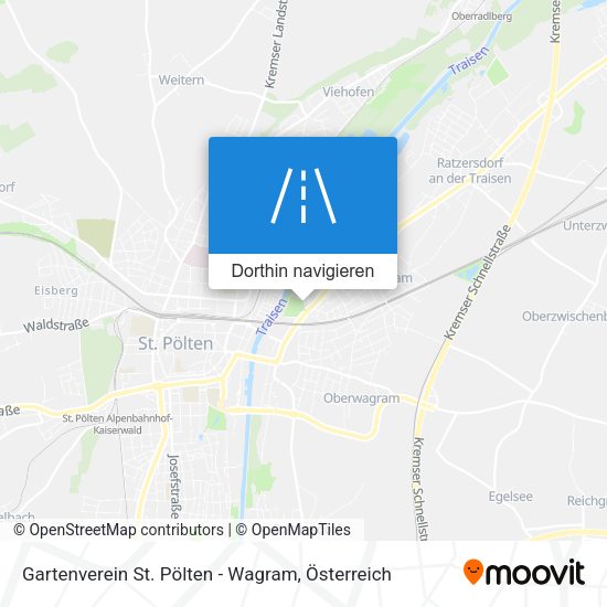 Gartenverein St. Pölten - Wagram Karte
