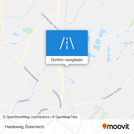 Haideweg Karte