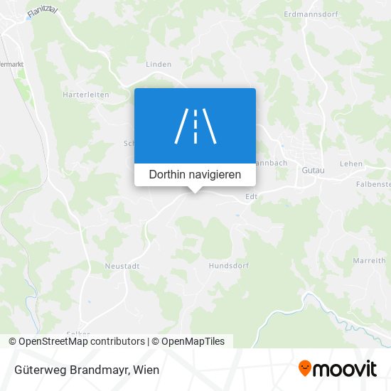 Güterweg Brandmayr Karte