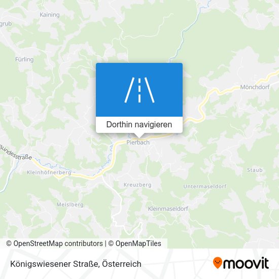 Königswiesener Straße Karte