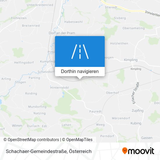 Schachaer-Gemeindestraße Karte