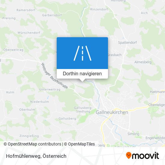 Hofmühlenweg Karte