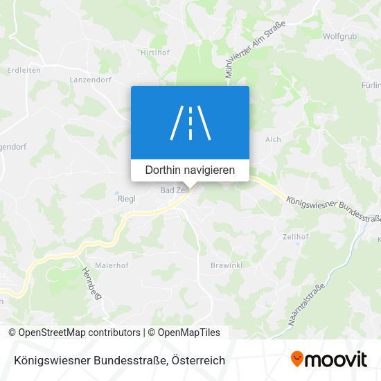 Königswiesner Bundesstraße Karte