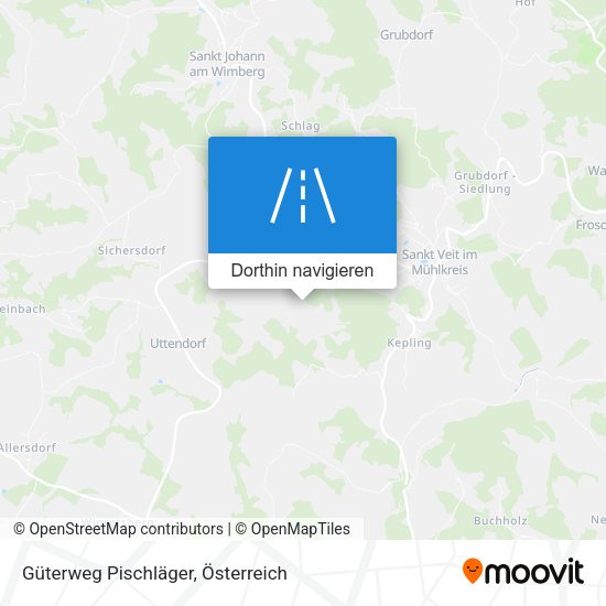 Güterweg Pischläger Karte