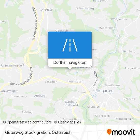 Güterweg Stöcklgraben Karte