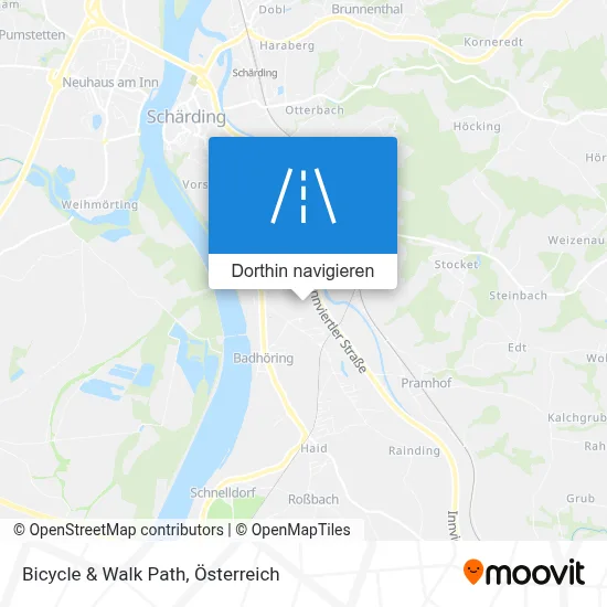 Bicycle & Walk Path Karte